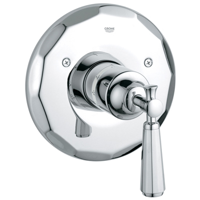 Grohe 19.266.000 Kensington Thermostatic Shower Valve Trim w/Lever Handle - Chrome