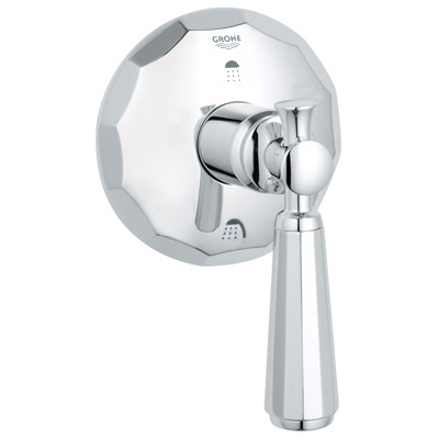 Grohe 19.272.000 Kensington Three Port Diverter Trim - Chrome