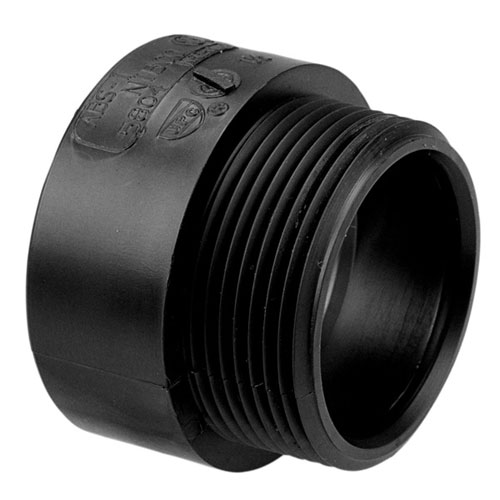 4 inch ABS DWV Male Adapter H x MIPT