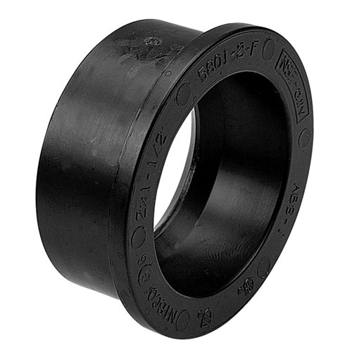 4 inch X 3 inch ABS DWV Flush Bushing Spg x H