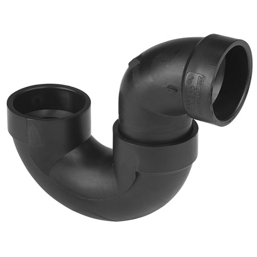 2 inch ABS DWV Plastic Fittings P-Trap Hub x Hub