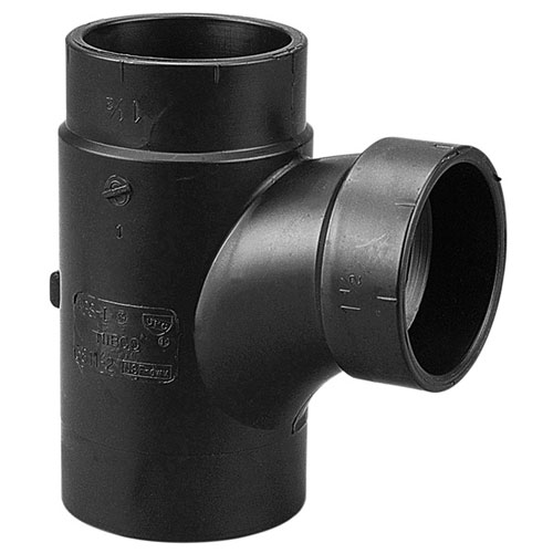 1-1/2 inch ABS DWV Plastic Fittings Street Tee Spg x H x H