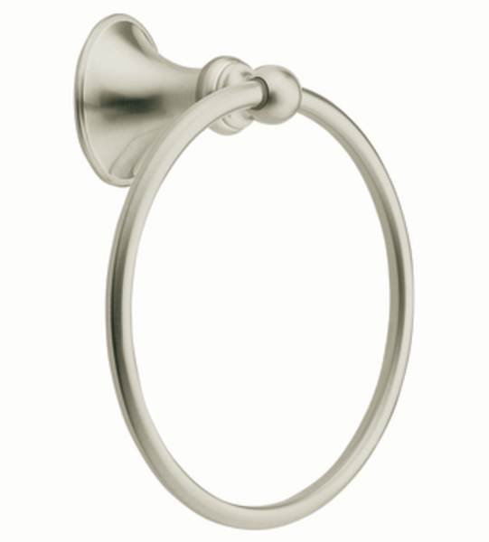 Moen DN2686BN Creative Specialties Glenshire Towel Ring - Brushed Nickel