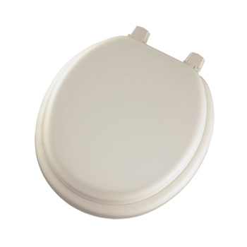 Church 13-006 Decorator Soft Round Toilet Seat - Bone