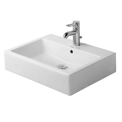 Duravit 045250 Vero Above Counter Basin Grinded - White/WonderGliss