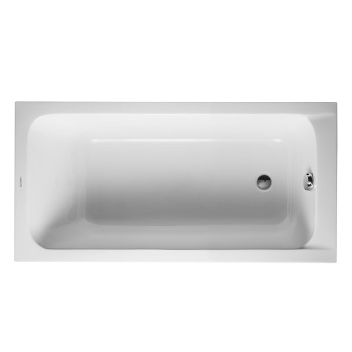 Duravit 700095000000092 D-Code 59 x 29-1/2 Acrylic Soaking Bathtub Individually Boxed - White