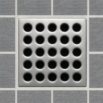 EBBE E4410 Decorative Shower Drain Cover - Satin Nickel