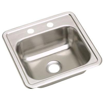 Elkay K115151 Kingsford Single Hole Top Mount Bar Sink - Stainless