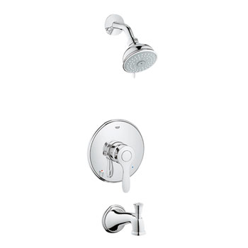 Grohe 35040 000 Parkfield Pressure Balance Valve Shower Combination - Chrome