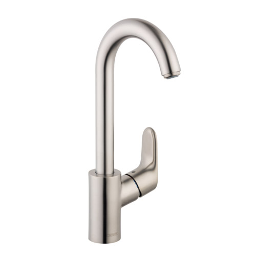 Hansgrohe 04507801 Focus Bar Faucet 1.5 GPM - Steel Optik