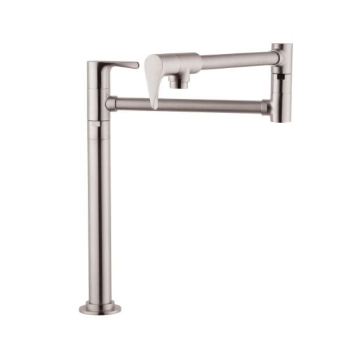 Hansgrohe 39838801 Axor Citterio Deck Mounted Pot Filler - Steel Optik