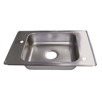 Haws 4210 Barrier Free Deck Mounted Sink - Stainless Steel