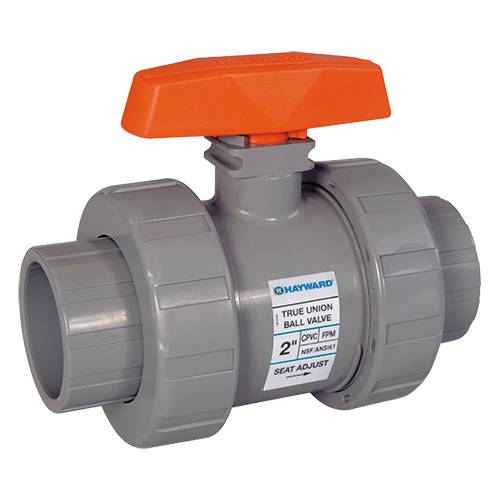 Hayward TB1150STE 1-1/2 in TB Series True Union PVC Ball Valve Valve Socket/Threaded EPDM