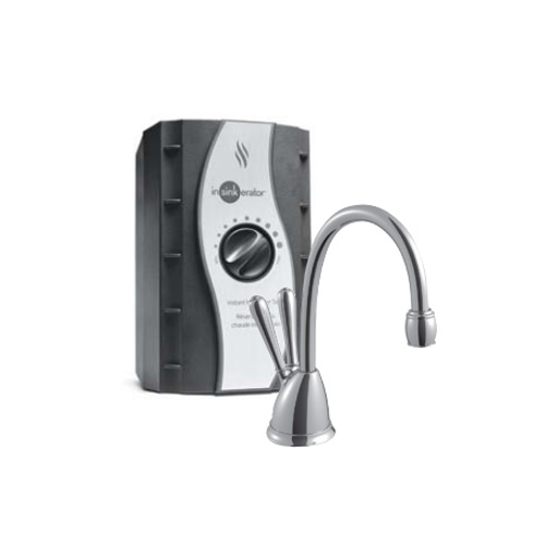 InSinkErator HC-VIEWC-SS Involve View Hot and Cool Water Dispenser with Stainless Steel Tank - Chrome