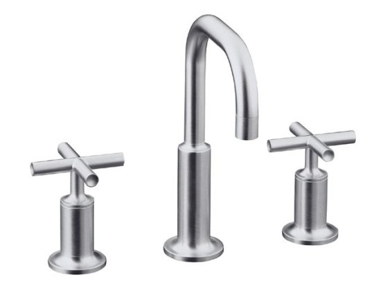 Kohler K-14406-3-CP Purist Widespread Lavatory Faucet - Polished Chrome