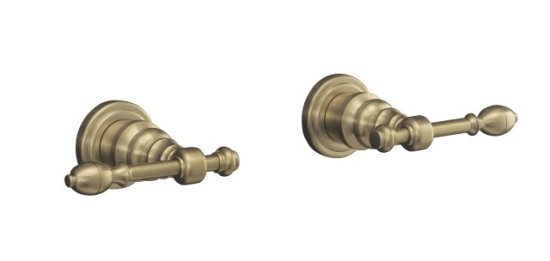 Kohler K-6805-4-SN IV Georges Brass 2-Handle Valve - Satin Nickel