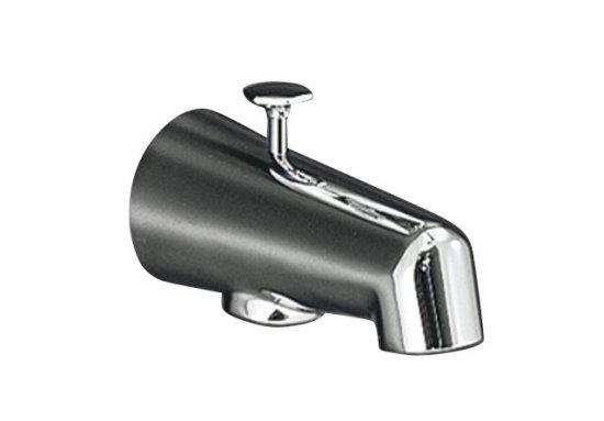 Kohler K-6855-SN Standard Diverter Bath Spout - Satin Nickel (Pictured in Polished Chrome)