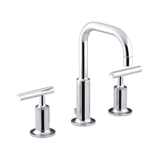 Kohler K-14406-4-CP Purist Widespread Lavatory Faucet - Polished Chrome