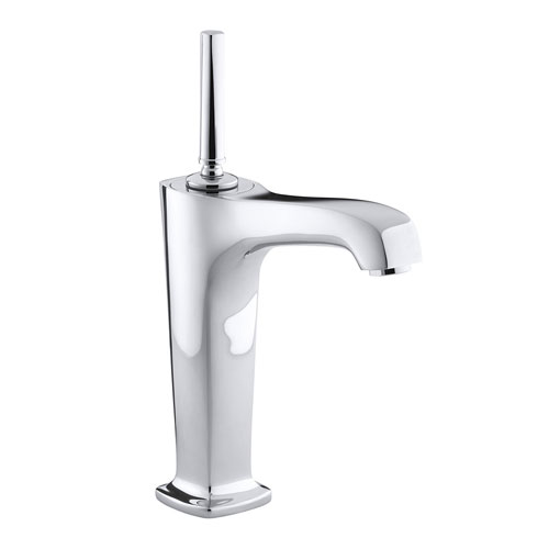 Kohler K-16231-4-CP One Handle Single Control Vessel Lavatory Faucet - Polished Chrome