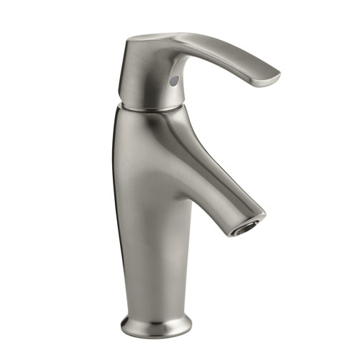 Kohler K-19480-4-BN Symbol Single Handle Lavatory Faucet - Vibrant Brushed Nickel