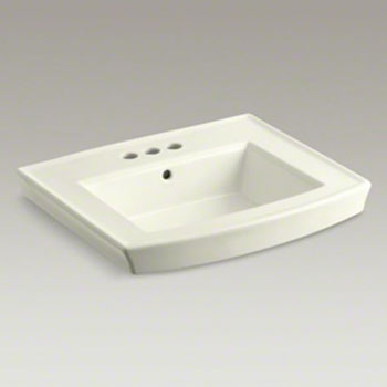 Kohler K-2358-4-96 Archer Lavatory Pedestal Basin with 4