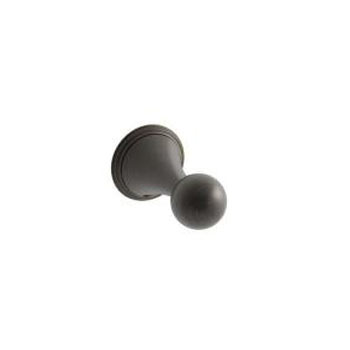 Kohler K-364-2BZ Finial Traditional Robe Hook - Oil Rubbed Bronze