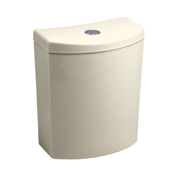 Kohler K-4441-47 Persuade Curv Dual Flush Tank - Almond