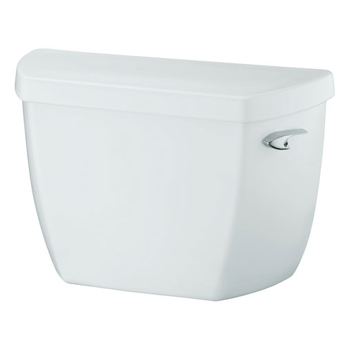 Kohler K-4645-RA-0 Highline Classic 1.6 gpf Toilet Tank with Pressure Lite Flushing Technology and Right Hand Trip Lever - White