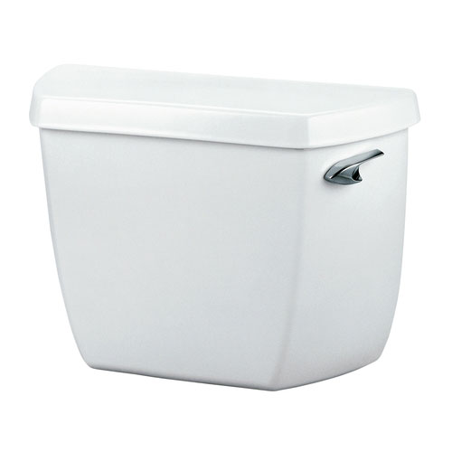 Kohler K-4645-TR-0 Highline Classic 1.6 gpf Toilet Tank with Pressure Lite Flushing Technology , Tank Cover Locks and Right Hand Trip Lever - White