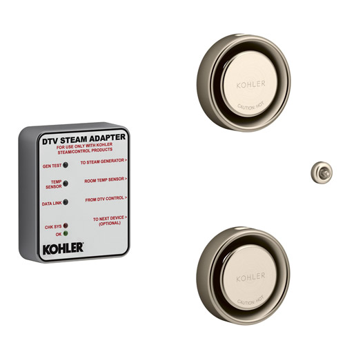 Kohler K-5549-K1-BV DTV+ Tandem Steam Adapter Kit - Vibrant Brushed Bronze