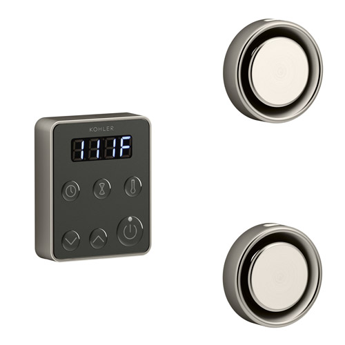 Kohler K-5558-BN Invigoration Series Tandem Steam Generator Control Kit - Vibrant Brushed Nickel