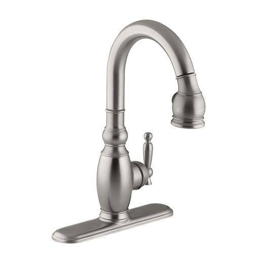 K-691-VS Kohler Vinnata Pull-Down Secondary Faucet - Vibrant Stainless