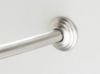 Kohler K-9349-BS Expanse Traditional Design Curved Shower Rod - Brushed Stainless