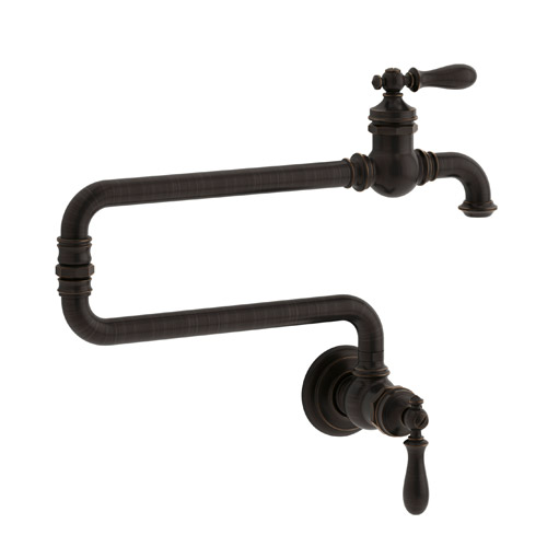 Kohler K-99270-2BZ Artifacts Single Hole Wall Mount Pot Filler Kitchen Sink Faucet with 22