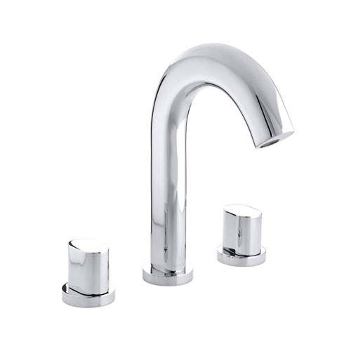 Kohler K-T10059-9-CP Oblo Deck-Mount Bath Faucet Trim - Polished Chrome