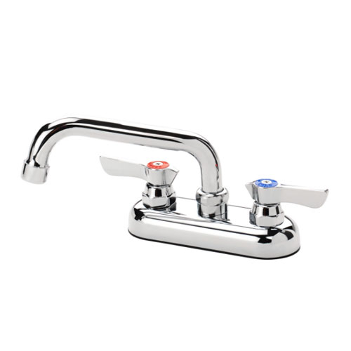 Krowne 11-406L Silver Series 4 in Center Deck Mount Faucet, 6 in Spout