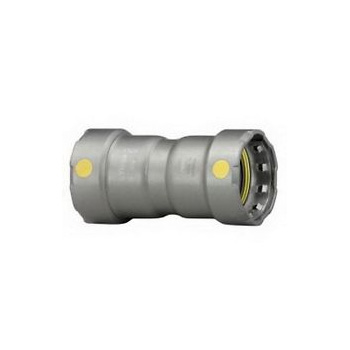 Viega MegaPressG 25021 1-1/2 in Carbon Steel Coupling with Stop