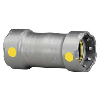 Viega MegaPressG 25051 1-1/2 in P X P Carbon Steel Coupling