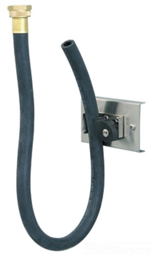 Moen 8199 Commercial Hose Bracket with Rubber Hose - Stainless Steel