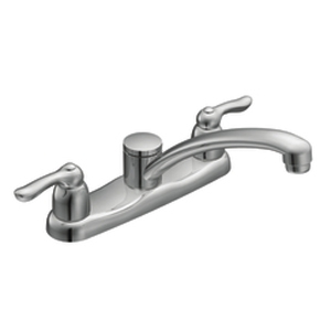 Moen 7906 Chateau Two-Handle Kitchen Faucet Chrome