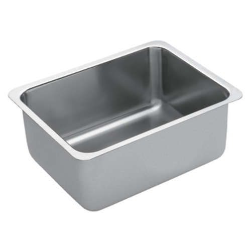 Moen G18190 1800 Series 18 Gauge Single Bowl Undermount Kitchen Sink - Stainless Steel