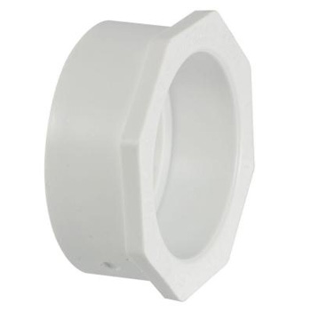 Mueller 2 in X 1-1/2 in PVC DWV Reducing Bushing S X H