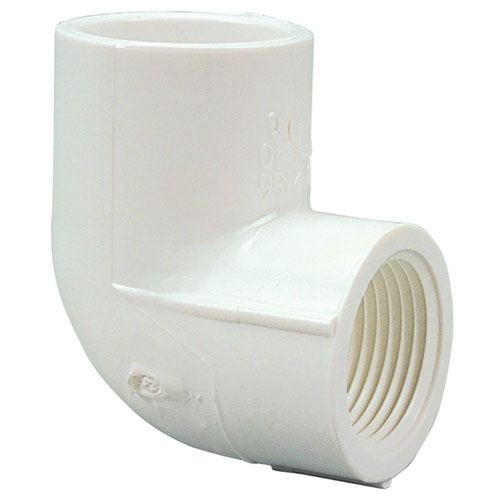 1/2 inch Slip x FIPT 90 degree Elbow PVC Schedule 40 Pressure Fittings