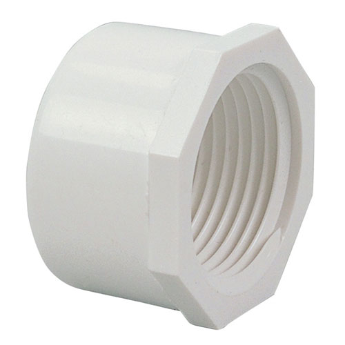 1-1/4 inch Cap FIPT PVC Schedule 40 Pressure Fittings