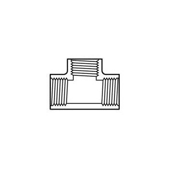 1/2 inch PVC Schedule 40 Threaded Tee (FIPT)