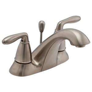 Pfister LG48-SR0K Serrano Double Lever Lavatory Sink Faucet - Brushed Nickel