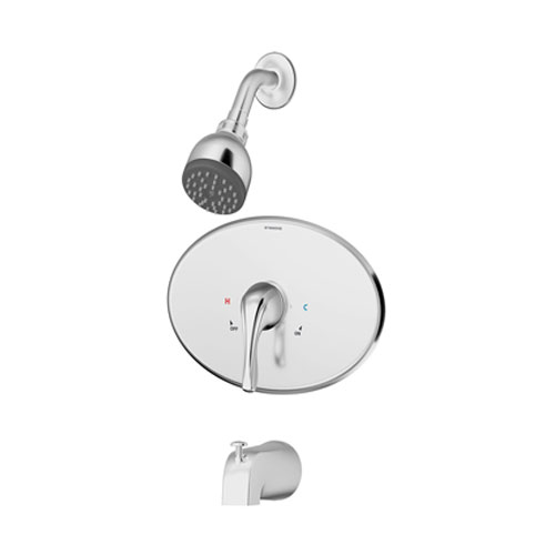 Symmons 9602-X-PLR-OP-SS-1.5 Origins Tub and Shower System 1.5 gpm - Chrome