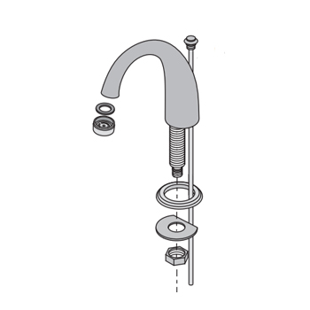 Symmons P-108CL12-STN Long Lift Rod