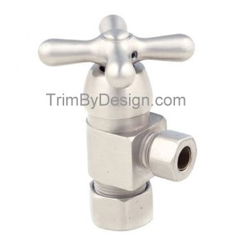 Trim By Design TBD503CQTX.26 1/4-Turn Angle Stop Valve - Polished Chrome