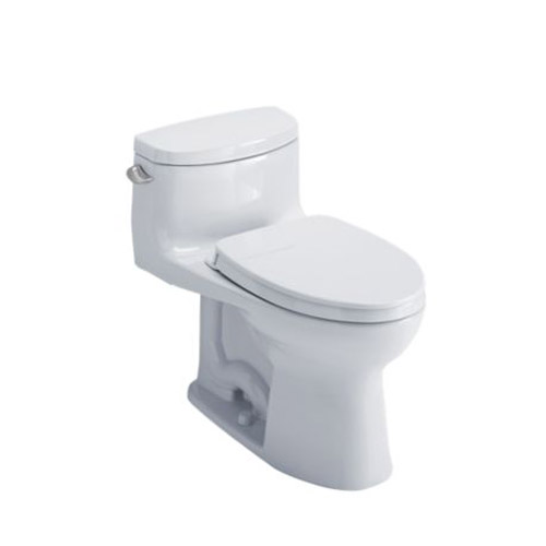 Toto MS634124CEFG#11 Supreme II One-Piece Elongated 1.28 GPF Toilet - Colonial White